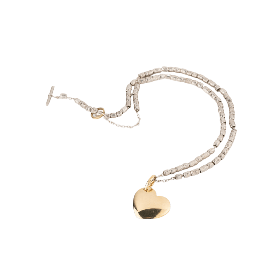 Collier Pendentif en or jaune et argent - Castafiore