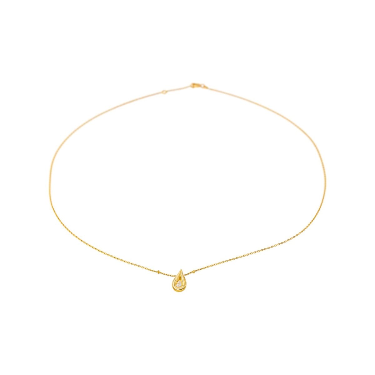 Collier Pendentif en or jaune et diamant - Castafiore