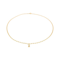 Collier Pendentif en or jaune et diamant - Castafiore