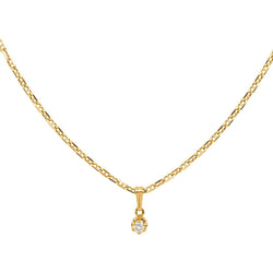 Collier Pendentif en or jaune et diamant - Castafiore