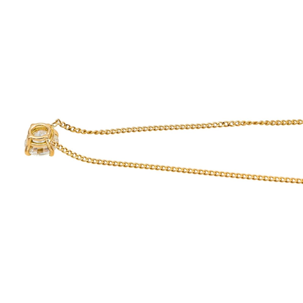 Collier Pendentif en or jaune et diamant - Castafiore