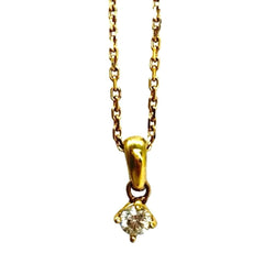 Collier Pendentif en or jaune et diamant - Castafiore