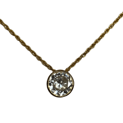 Collier Pendentif en or jaune et diamant - Castafiore