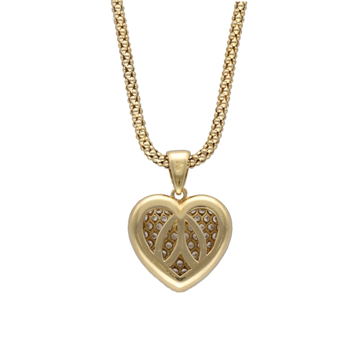 Collier Pendentif en or jaune et diamants - Castafiore