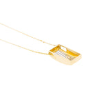 Collier pendentif en or jaune et diamants - Castafiore