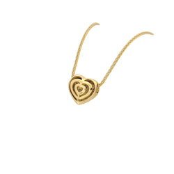 Collier Pendentif en or jaune et diamants - Castafiore