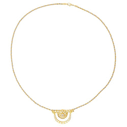 Collier Pendentif en or jaune et diamants - Castafiore