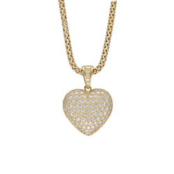 Collier Pendentif en or jaune et diamants - Castafiore