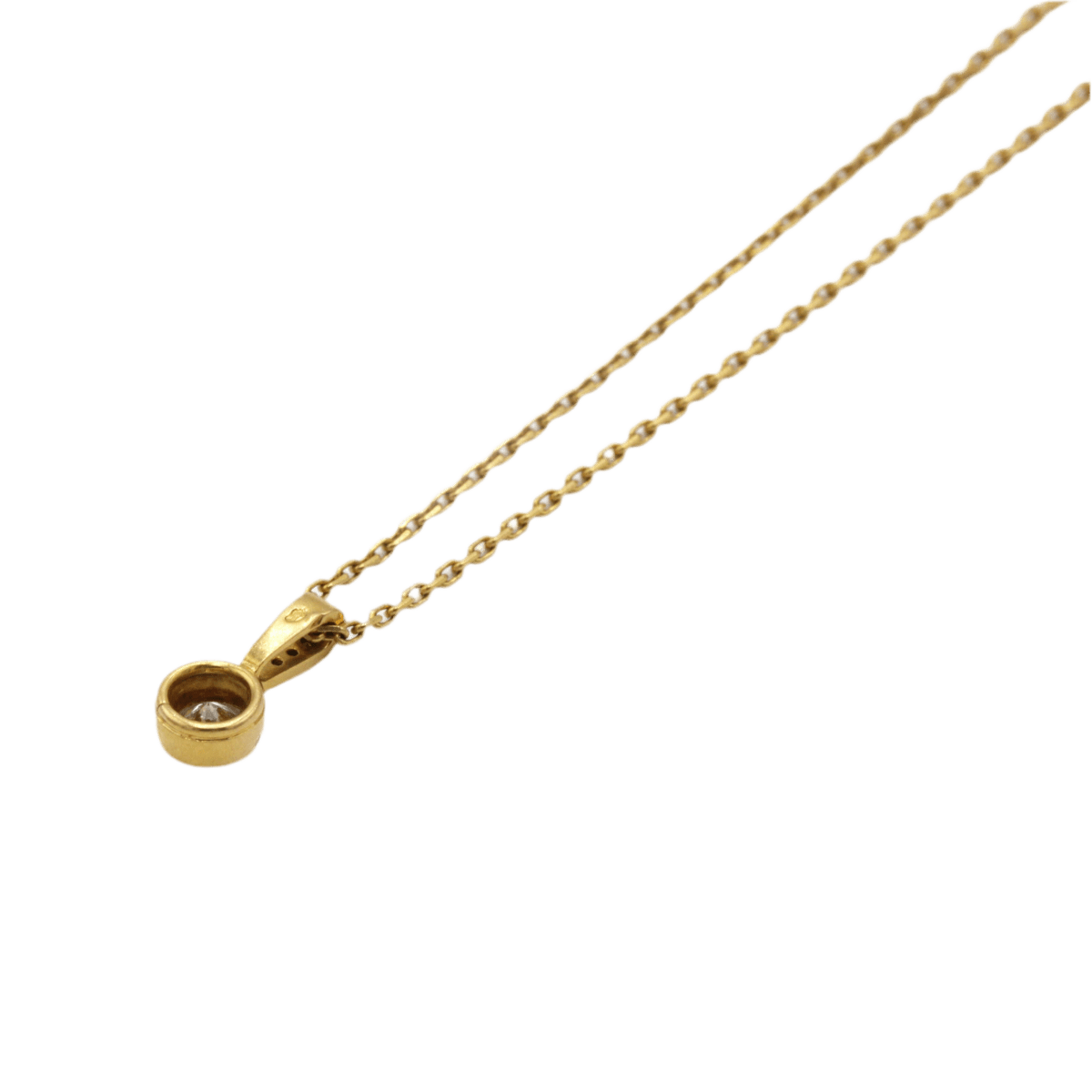 Collier Pendentif en or jaune et diamants - Castafiore