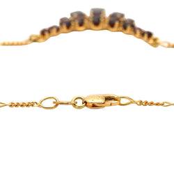 Collier Pendentif en or jaune et grenats - Castafiore