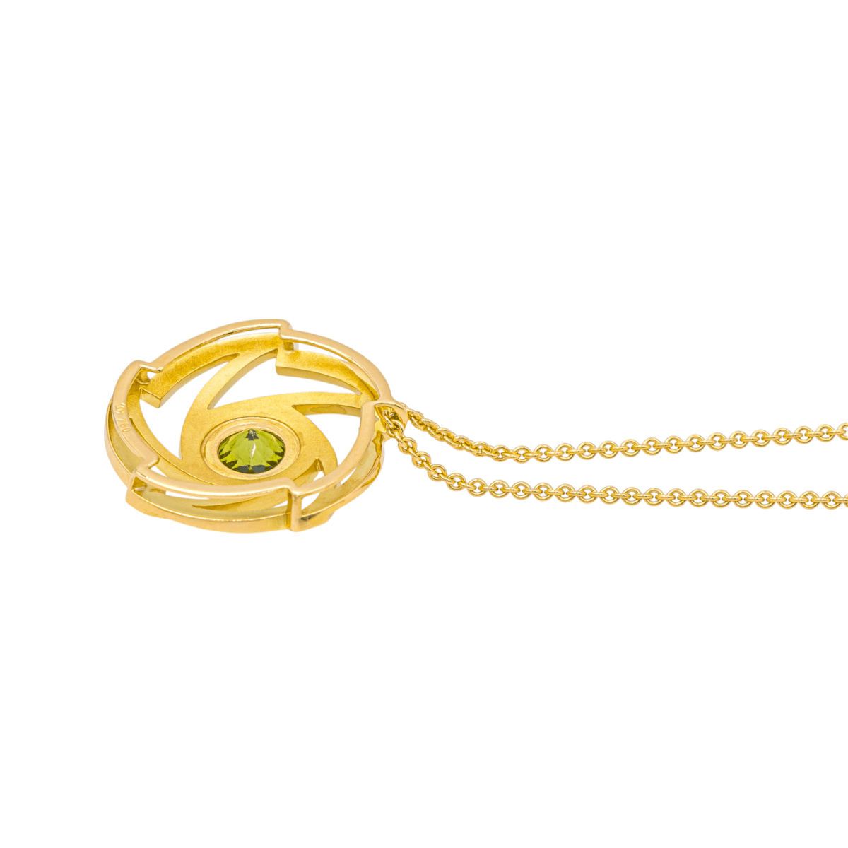 Collier Pendentif en or jaune et péridot - Castafiore
