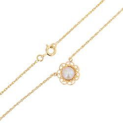Collier Pendentif en or jaune et perle - Castafiore