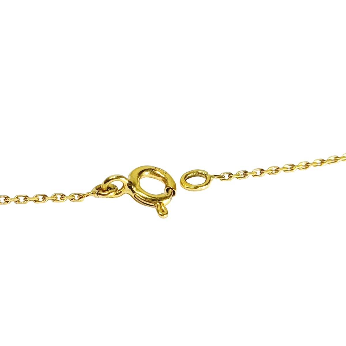 Collier Pendentif en or jaune et zircons - Castafiore