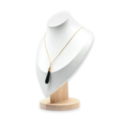 Collier Pendentif en or jaune, onyx et diamants - Castafiore