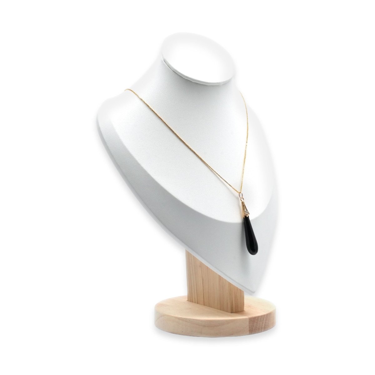 Collier Pendentif en or jaune, onyx et diamants - Castafiore