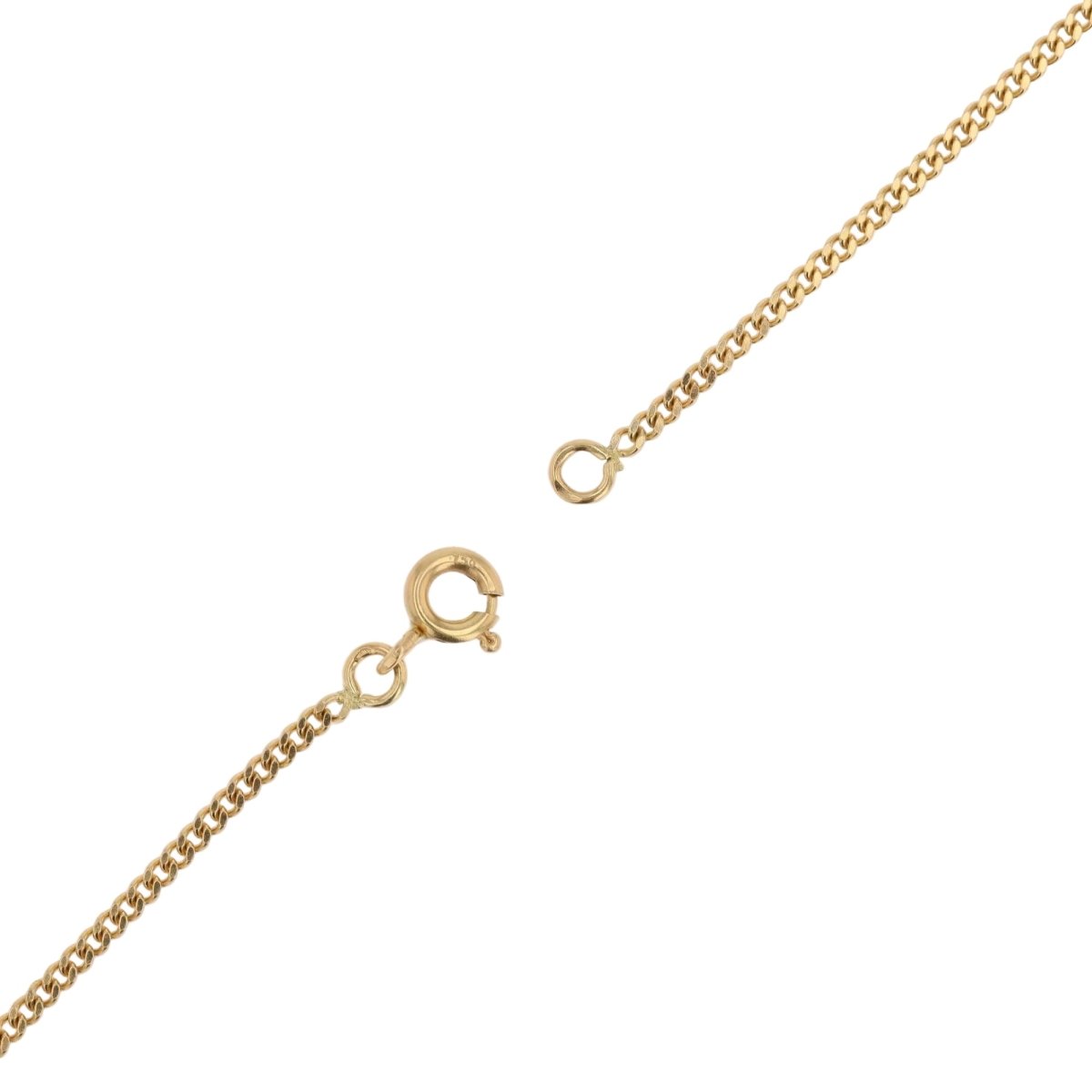 Collier Pendentif en or jaune, perles et diamants - Castafiore