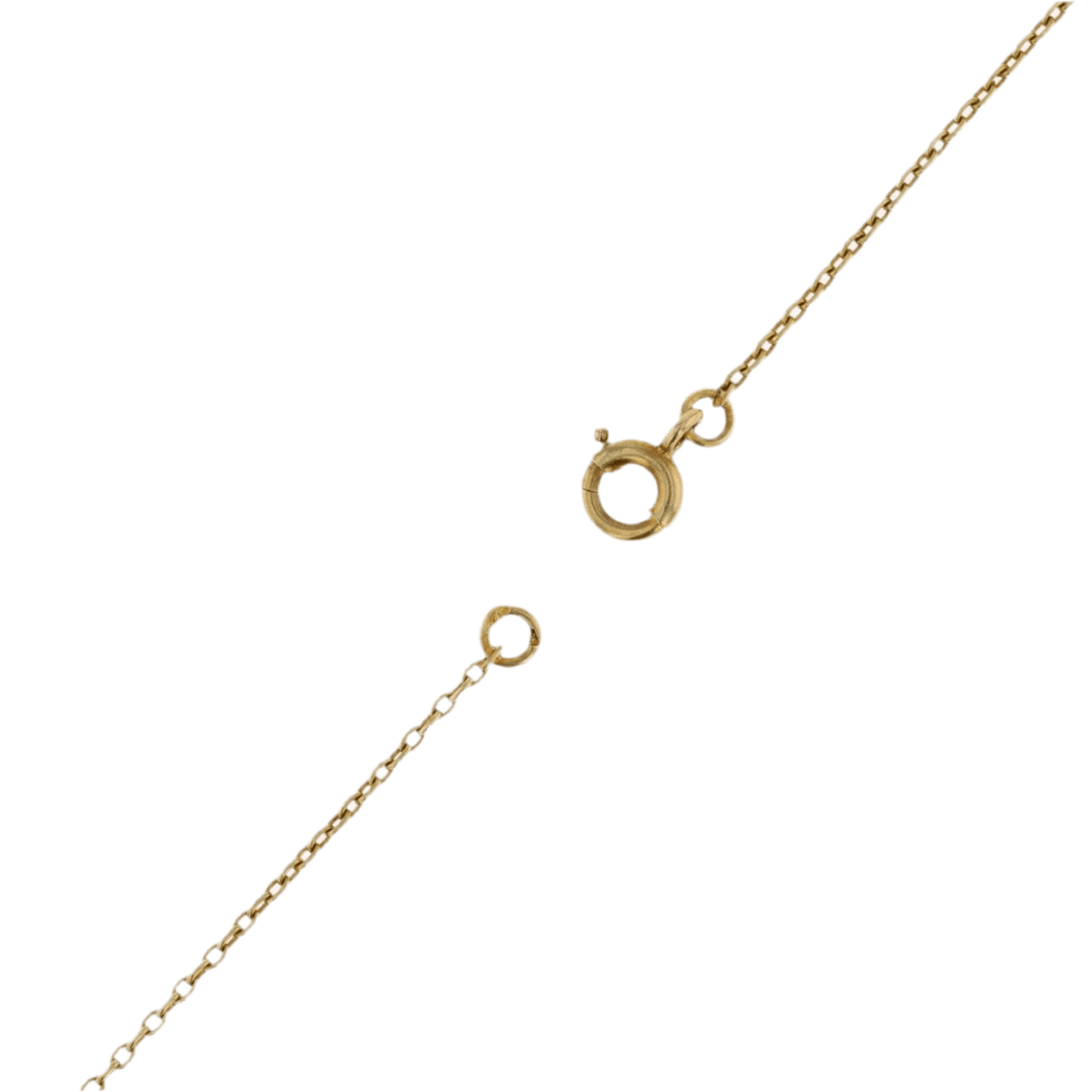 Collier Pendentif en or jaune, saphir et diamant - Castafiore