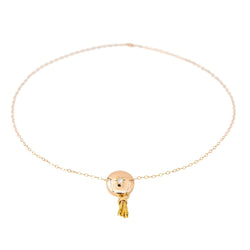 Collier Pendentif en or rose et diamant - Castafiore