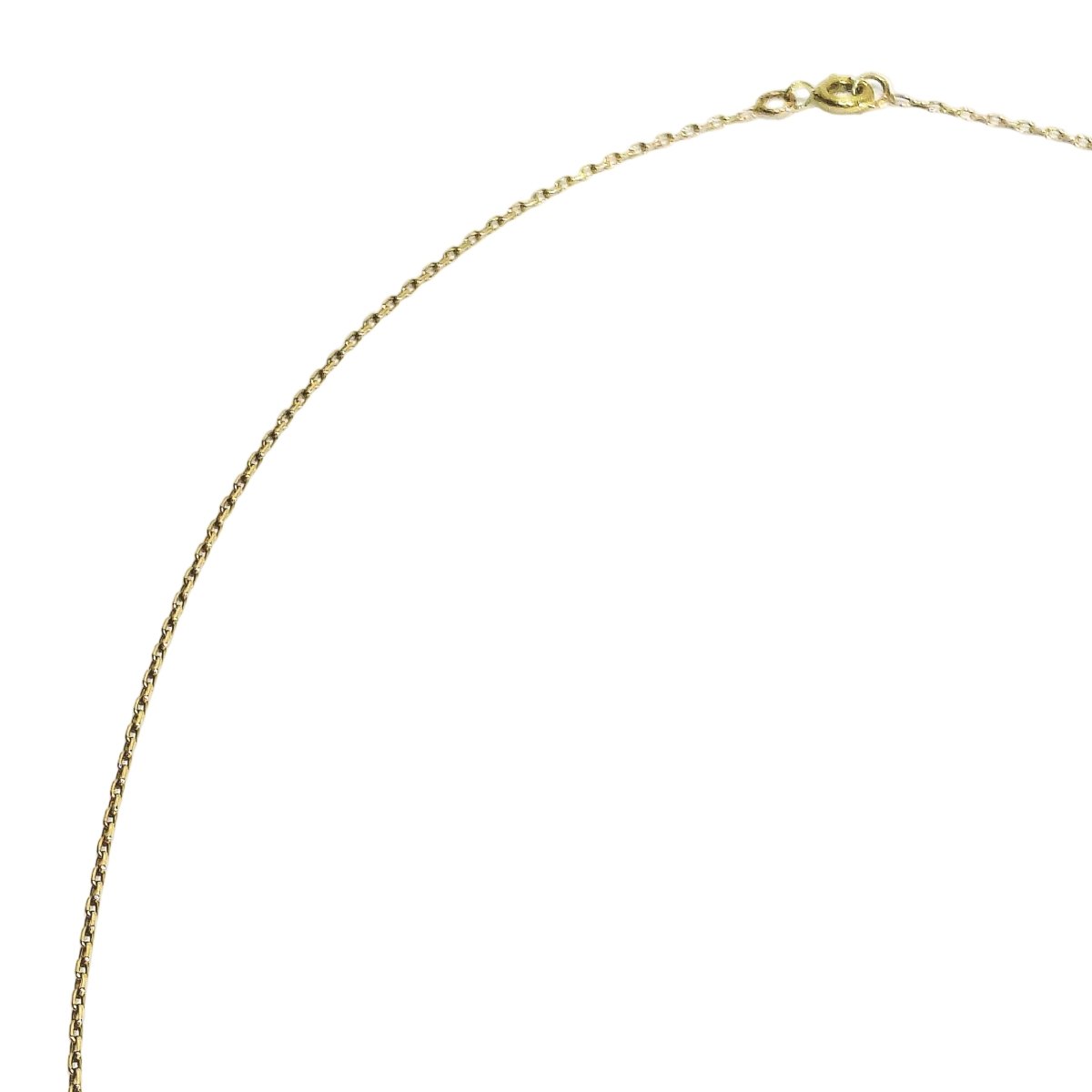 Collier Pendentif en or rose, porcelaine et diamant - Castafiore