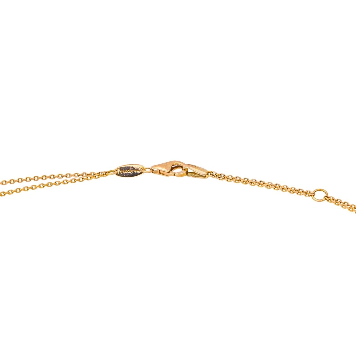 Collier Pendentif en or rose, saphirs, rubis et diamants - Castafiore