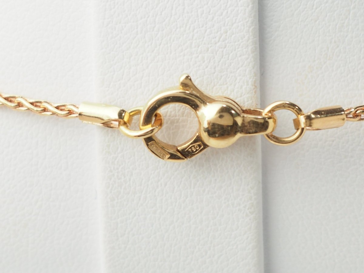 Collier pendentif fleur en or rose, pierres fines et diamants - Castafiore