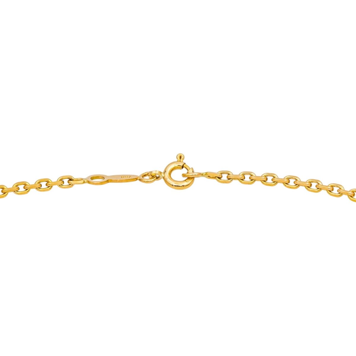 Collier Pendentif FRED en or jaune et diamants - Castafiore
