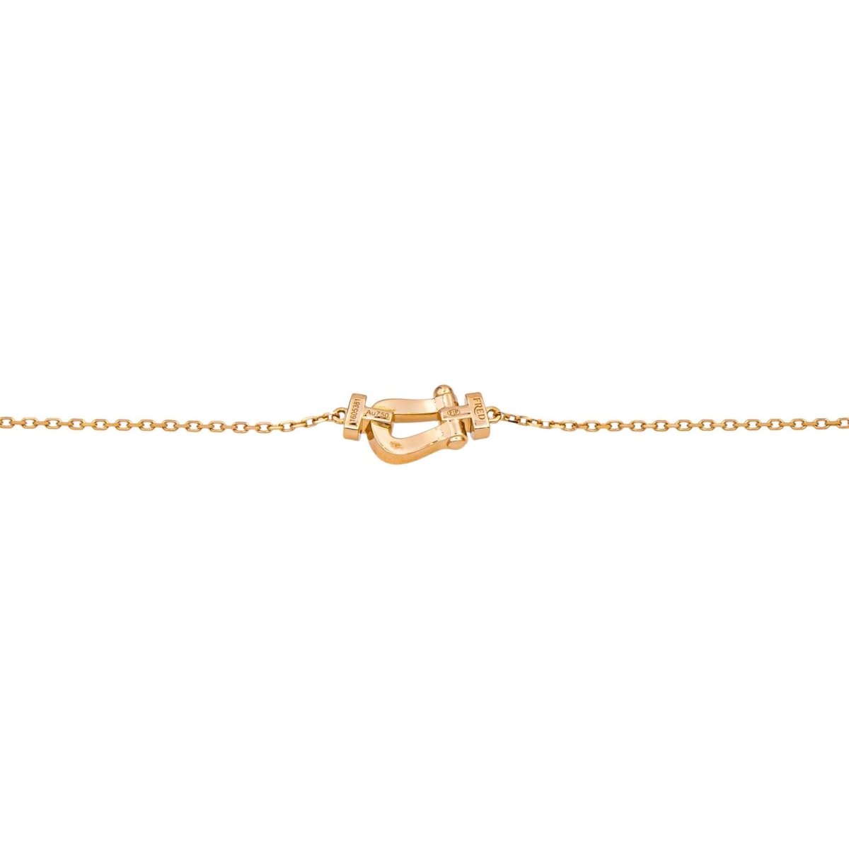 Collier Pendentif FRED "Force 10" en or rose et dualabts - Castafiore