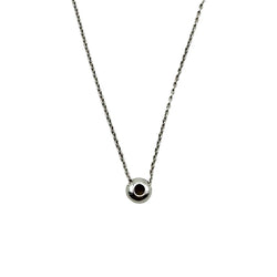 Collier Pendentif GAREL en or blanc et diamant - Castafiore