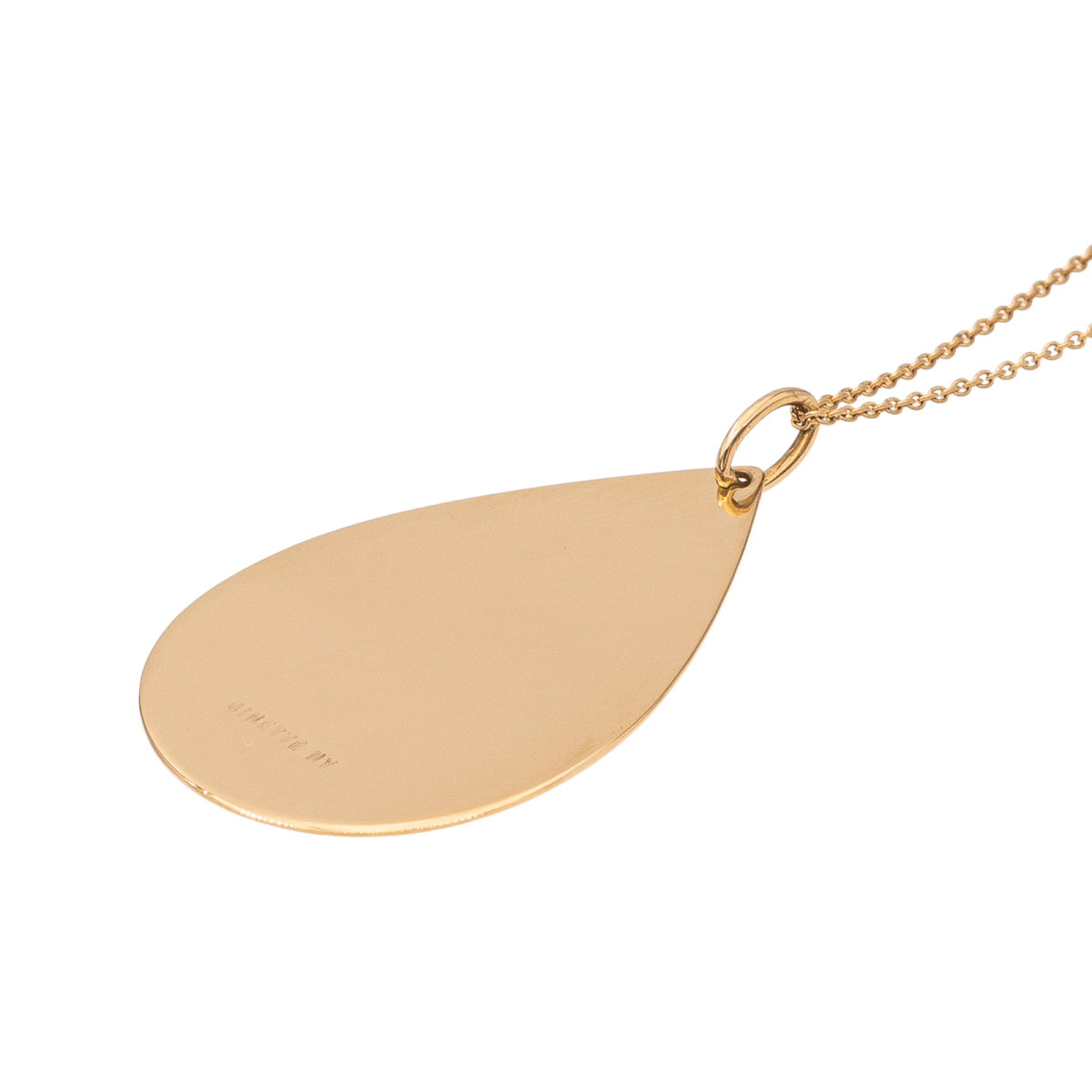 Collier Pendentif GINETTE NY "Bliss on chain" en or rose - Castafiore
