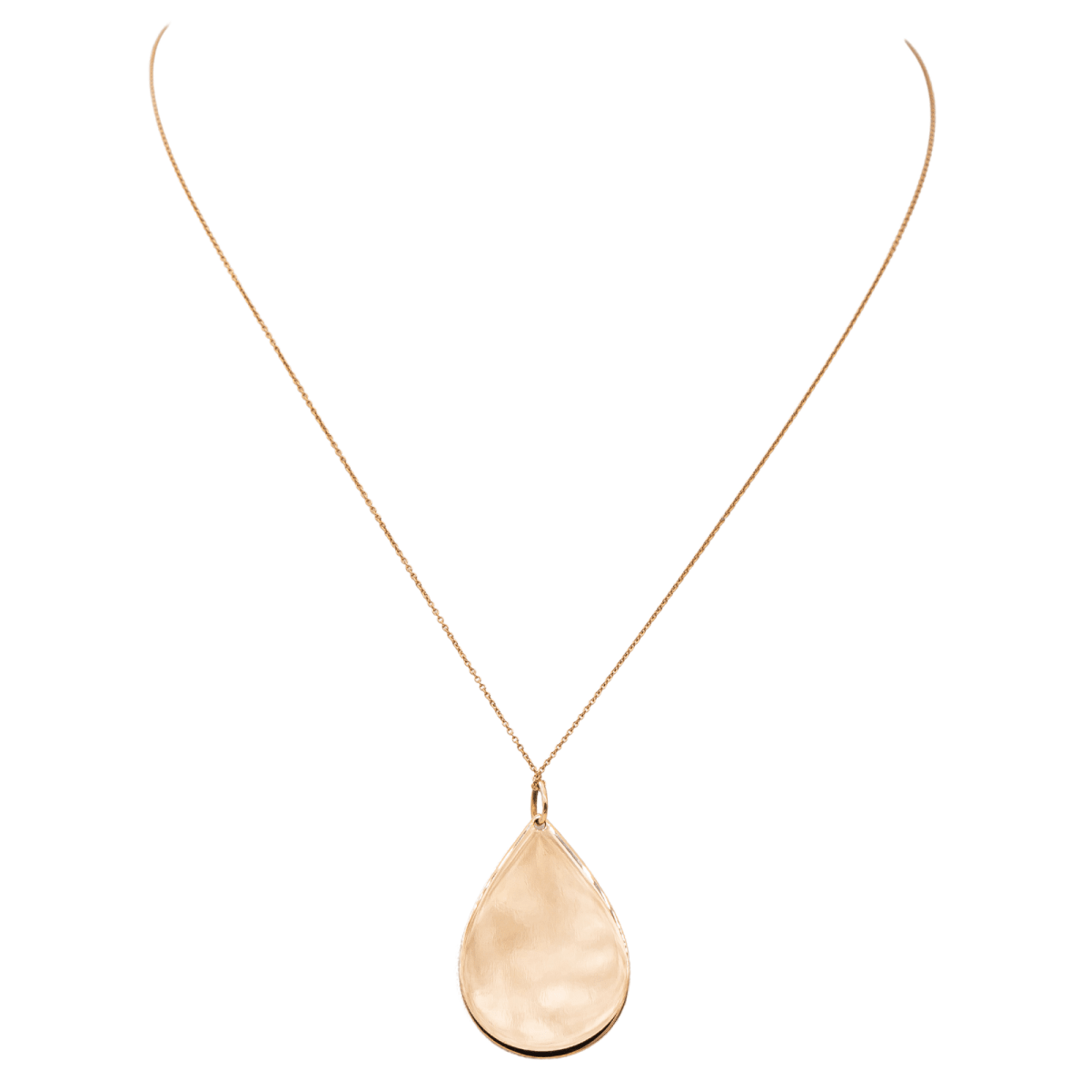 Collier Pendentif GINETTE NY "Bliss on chain" en or rose - Castafiore