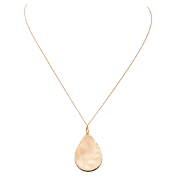 Collier Pendentif GINETTE NY "Bliss on chain" en or rose - Castafiore