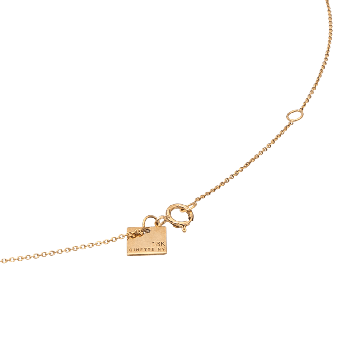Collier Pendentif GINETTE NY "Bliss on chain" en or rose - Castafiore