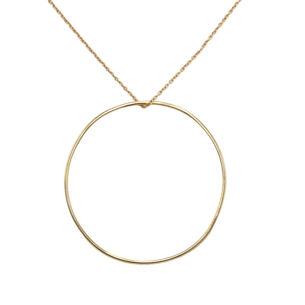 Collier Pendentif GINETTE NY "Circles" en or jaune - Castafiore