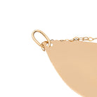 Collier Pendentif GINETTE NY "Jumbo bliss on chain" en or rose - Castafiore