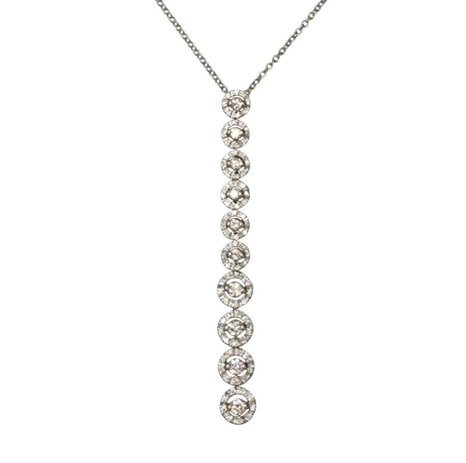 Collier Pendentif LÉO PIZZO en or blanc et diamants - Castafiore
