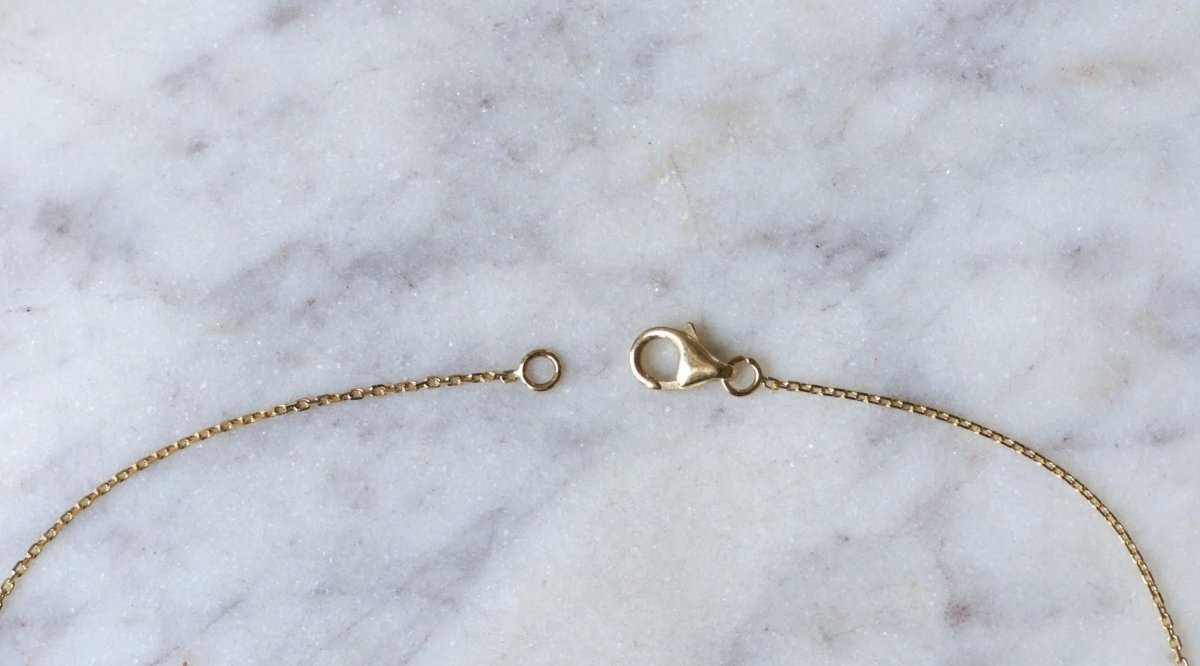 Collier Pendentif Marguerite Saphir Jaune et Emeraudes - Castafiore