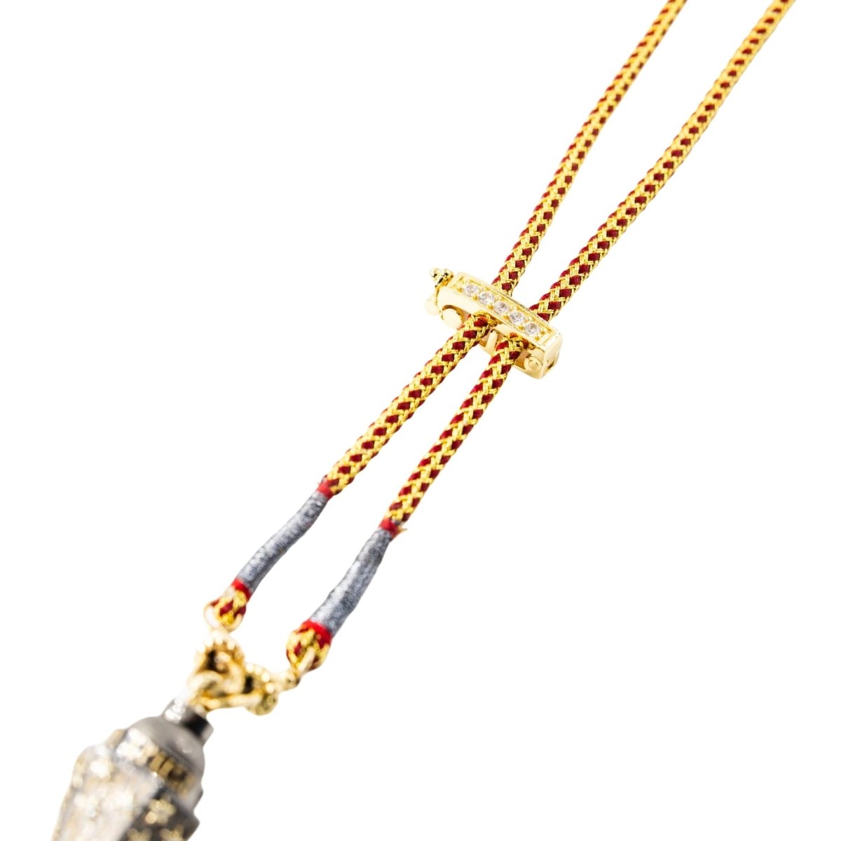 Collier Pendentif MARIE LICHTENBERG "In Stars We Trust" en or jaune et diamants - Castafiore