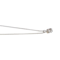 Collier Pendentif MAUBOUSSIN "Chance of Love" en or blanc et diamants - Castafiore