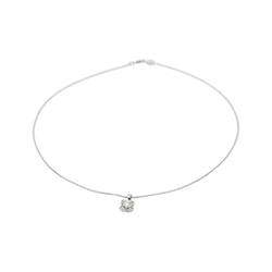 Collier Pendentif MAUBOUSSIN "Chance of Love" en or blanc et diamants - Castafiore