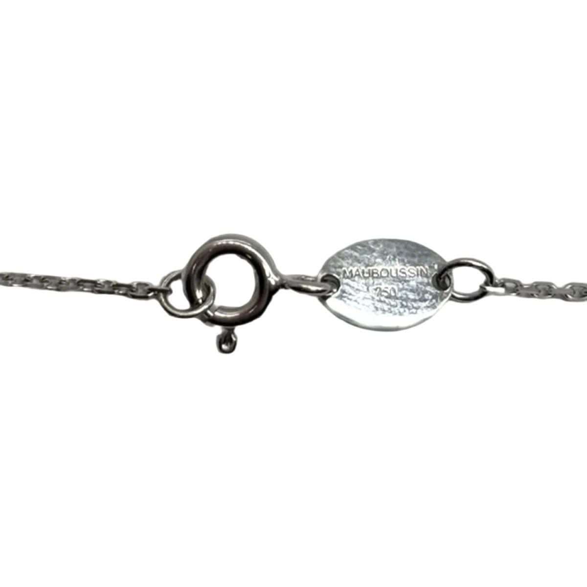 Collier Pendentif MAUBOUSSIN en or blanc et diamant - Castafiore