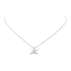 Collier Pendentif MAUBOUSSIN "Ma Princesse à moi" en or blanc et diamants - Castafiore