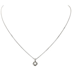 Collier Pendentif MAUBOUSSIN "Ma Reine d'Amour N°2" en or blanc et diamants - Castafiore