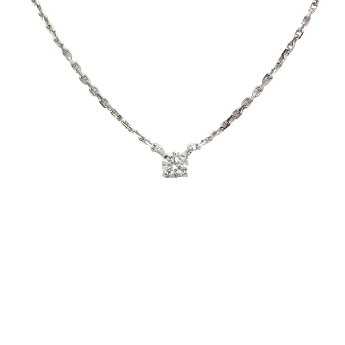 Collier Pendentif MAUBOUSSIN "Mon premier pas d'amour" en or blanc et diamant - Castafiore