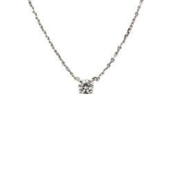 Collier Pendentif MAUBOUSSIN "Mon premier pas d'amour" en or blanc et diamant - Castafiore