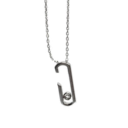 Collier Pendentif MESSIKA "Move Addiction" en or blanc et diamants - Castafiore