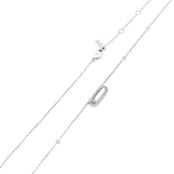 Collier Pendentif MESSIKA "Move Uno Pavé" en or blanc et diamants - Castafiore