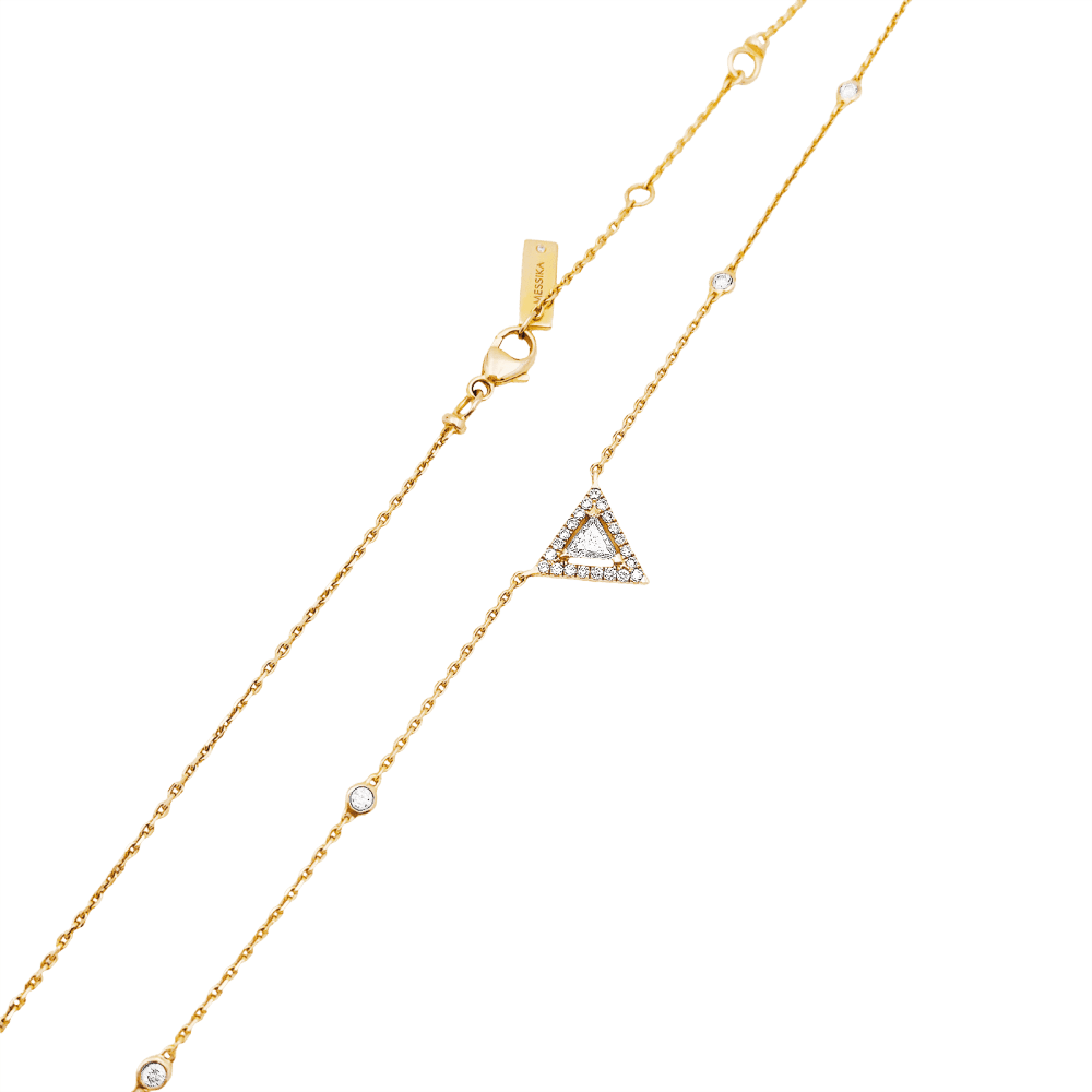 Collier Pendentif MESSIKA "Théa" en or rose et diamants - Castafiore