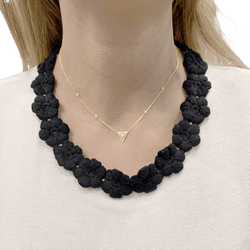 Collier Pendentif MESSIKA "Théa" en or rose et diamants - Castafiore