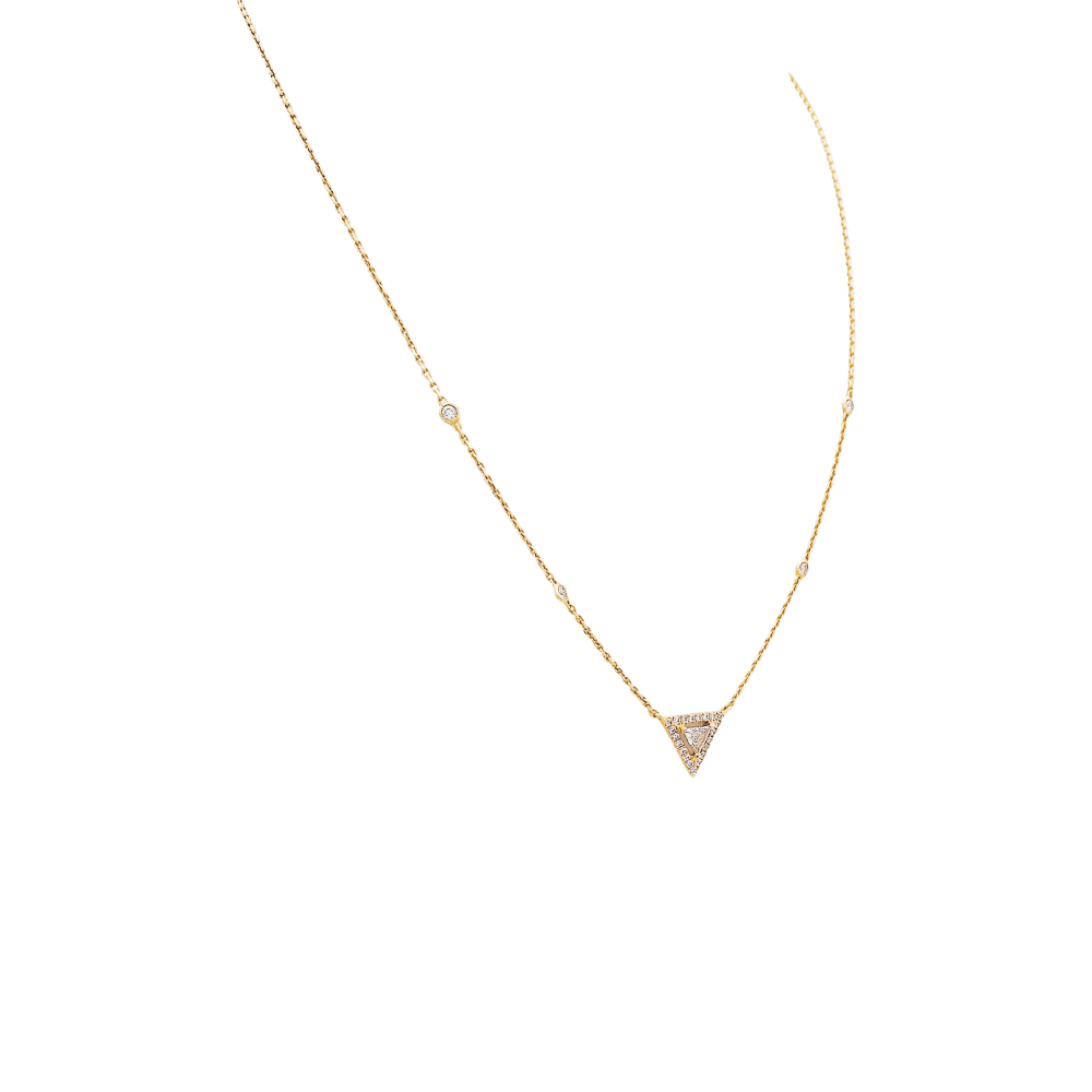 Collier Pendentif MESSIKA "Théa" en or rose et diamants - Castafiore