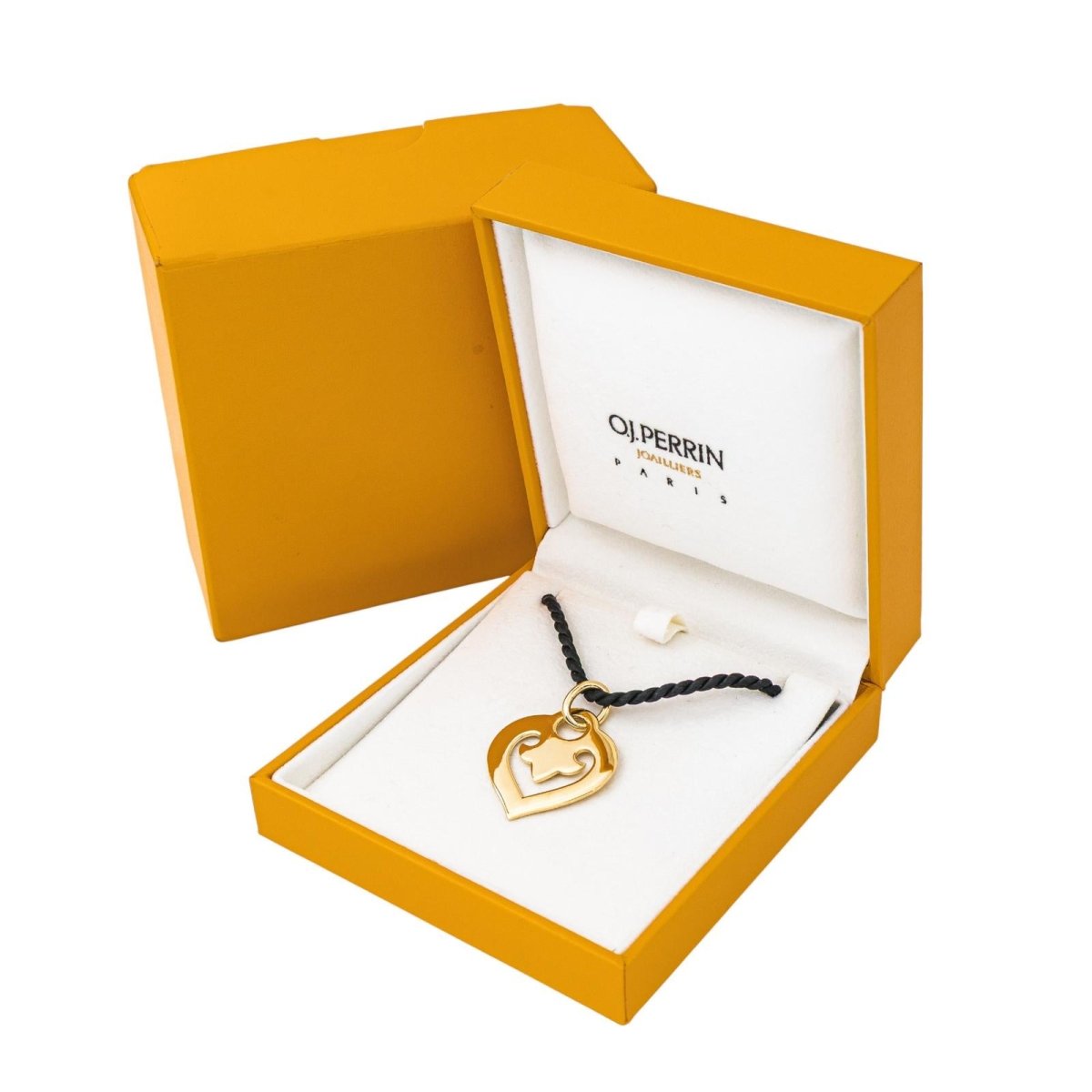 Collier Pendentif O.J PERRIN "Coeur Légende" en or jaune - Castafiore